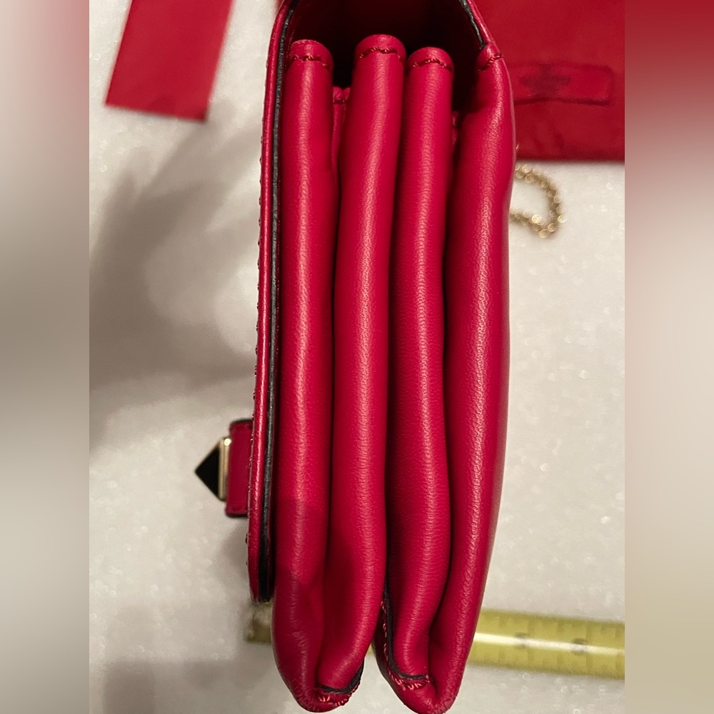 Valentino Garavani Va-Va-Voom RED Shoulder Bag / Clutch, NWT,100% AUTHENTIC! - Picture 5 of 14